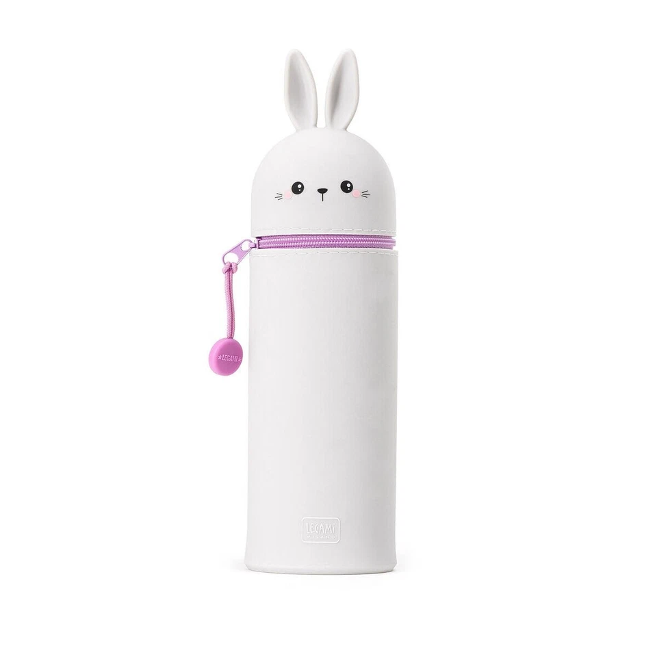 LEGAMI 2-IN-1 KAWAII FEDERMÄPPCHEN SCHLAMPER STIFTEHALTER BUNNY HASE NEU OVP