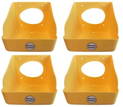 4 PACK RITE FARM PRODUCTS WASHABLE POLY EGG NESTING BOX CHICKEN LAYING COOP NEST