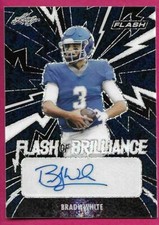 2021 Leaf Flash Football BRADY WHITE #FB-BW1 Rookie Brilliance Autograph 23/75