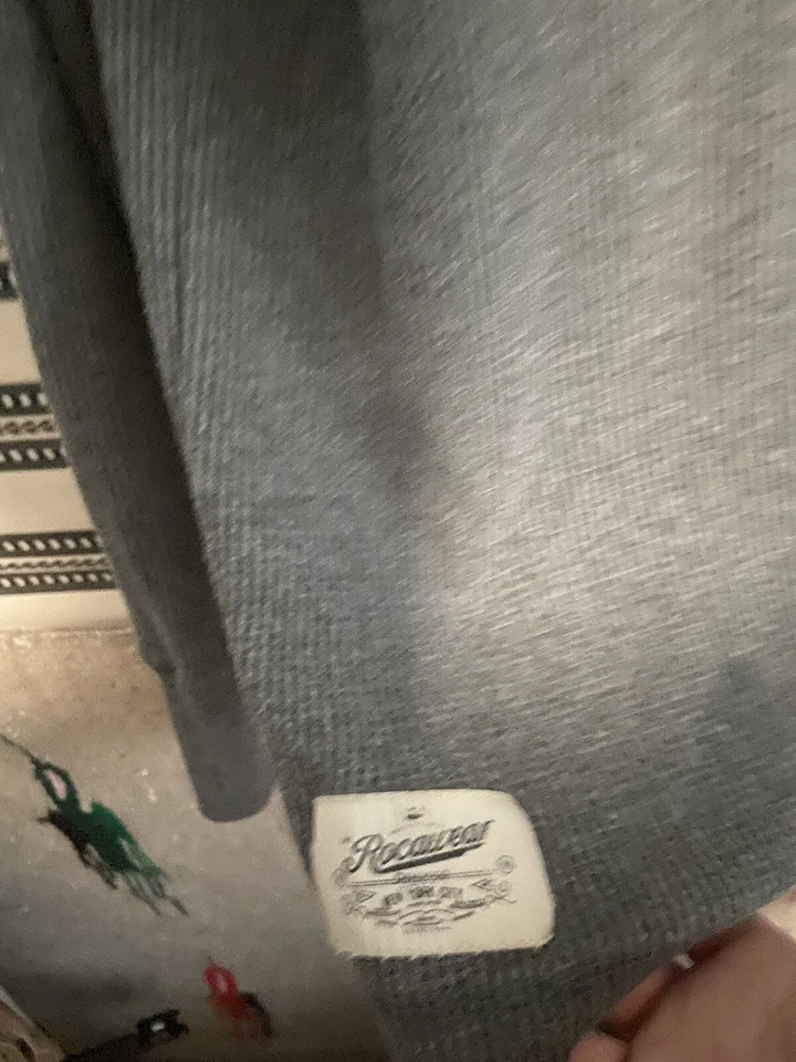 Top térmico manga larga tejido gofre gris Rocawear Denim Company talla L Foto 3 de 4