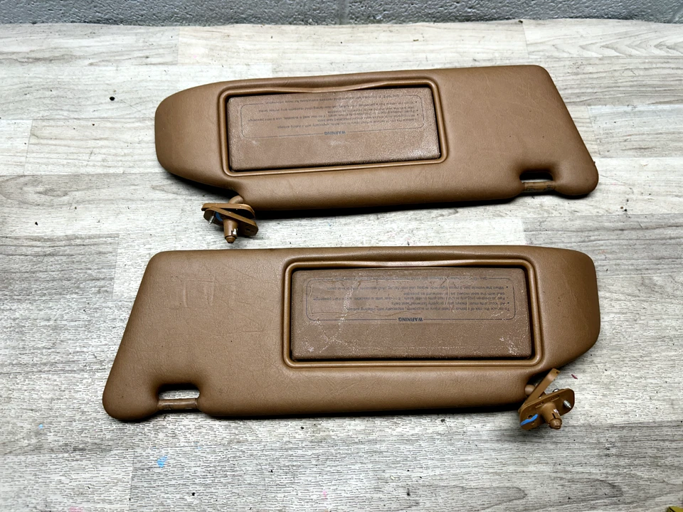 MERCEDES BENZ S420 S500 S600 94-02 W140 SUNVISOR SUNVISORS VISOR BROWN - Image 4 of 4