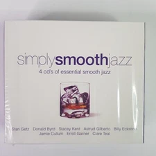 Simply Smooth Jazz Essential Stan Gets Donald Byrd Stacey Kent Gilberto 4 CD Set