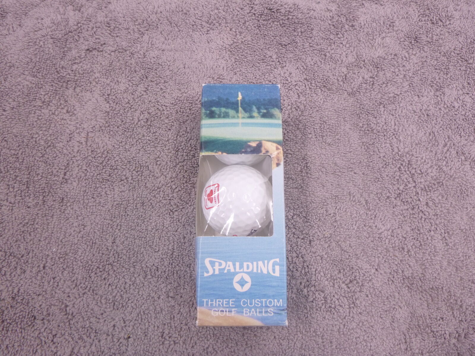 Vintage Over item handling Spalding Custom Mesa Mall State Farm Golf Insurance Balls 1 Sleeve