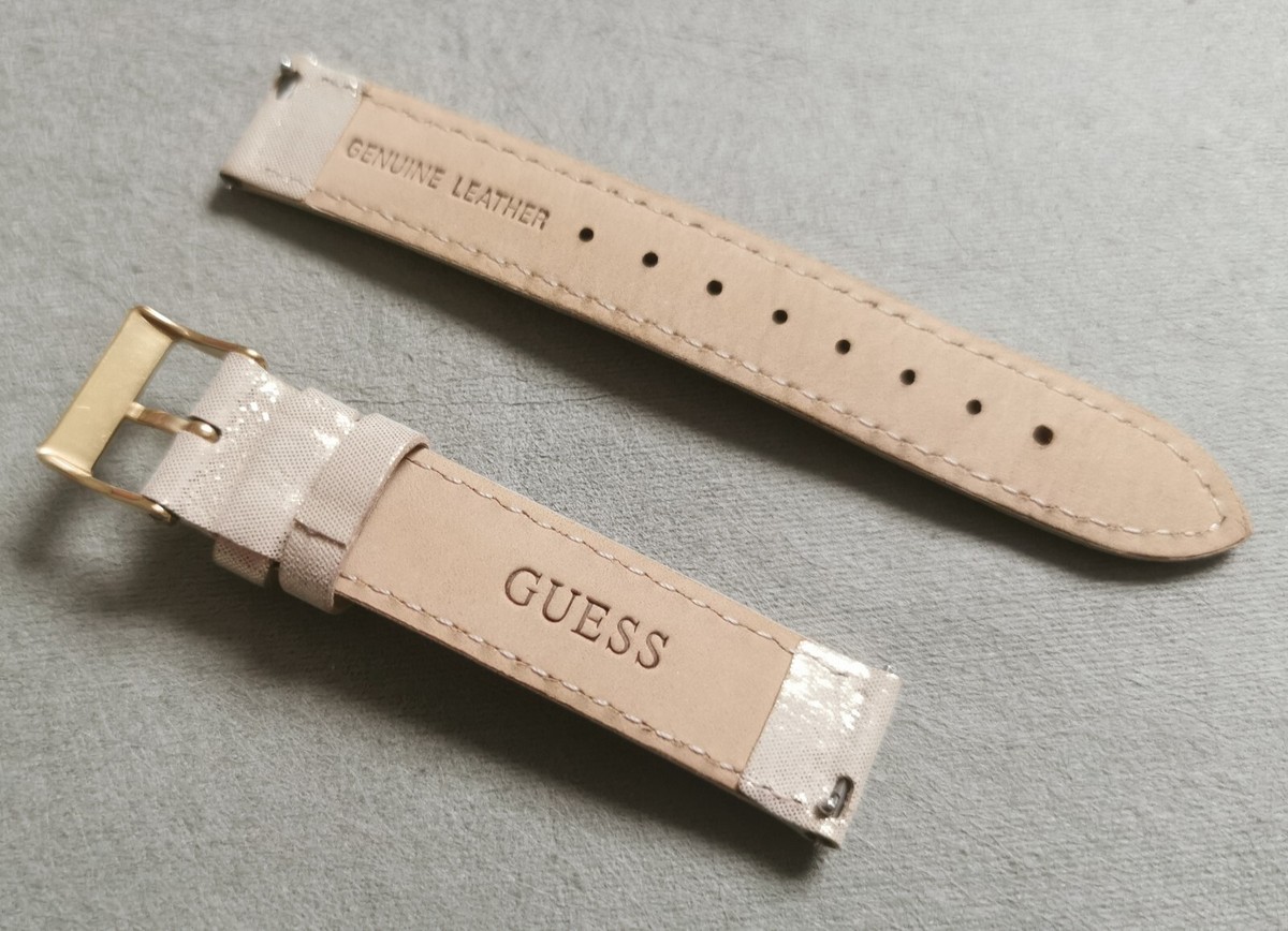 Guess Golden ColorSet of 2 Black & Glitter Leather Strap 16mm - 16 Newoldstock GUESS Phoenix Quantum Gold and Black Men main image 2