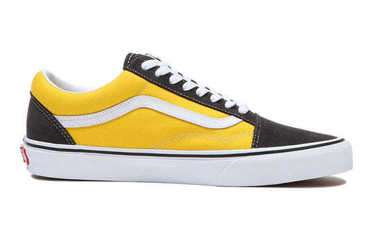 Vans Old Skool Low Tops Casual Skateboarding Shoes 'Black Yellow