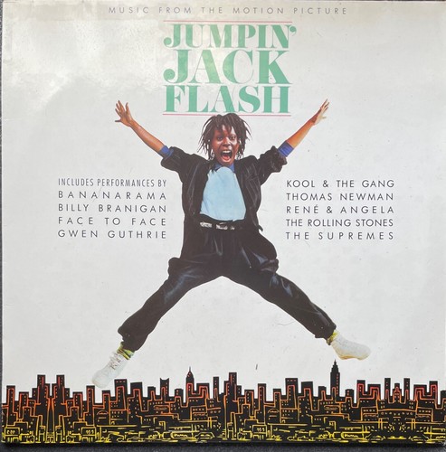 Jumpin' Jack Flash 1986 Motion Picture Soundtrack 12" Vinyl LP Record FREE POST - Picture 2 of 7