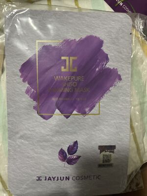 3 Pk Jayjun Cosmetics Wakepure Variety Masks Avocado, Seaberry & Shiso