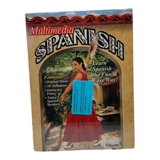 Spanish Interactive Language Software Tutor Swift Multimedia 1996 Cosmi New