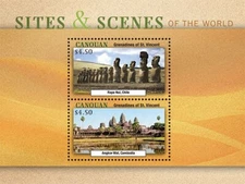 Canouan 2013 - Sites and Scenes - Souvenir Stamp Sheet - MNH