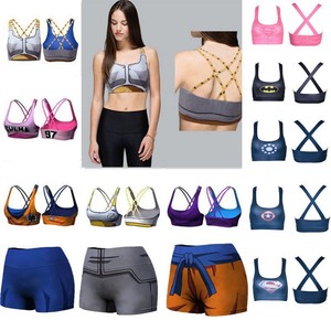 dragon ball z sports bra and shorts set