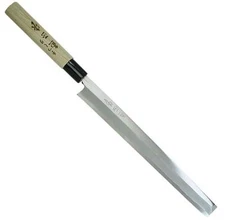 KANETSUNE Takobiki 270mm White Steel Soft Iron With Magnolia Wood Handle KC-539