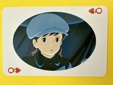 Sheeta Q heart Laputa: Castle in the Sky Playing Poker card Japan Animage Ghibli
