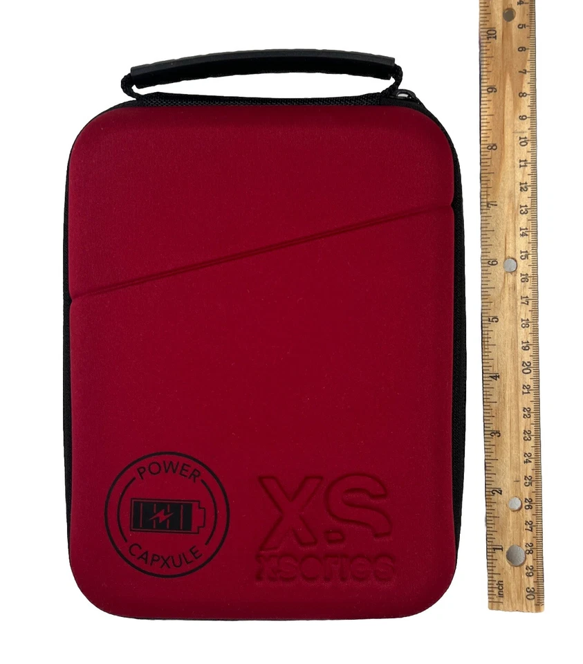 GoPro Hero Camera U-Shot Pre-Cut Foam Inlay Soft Case + Power Bank Red (L) - Image 4 of 4