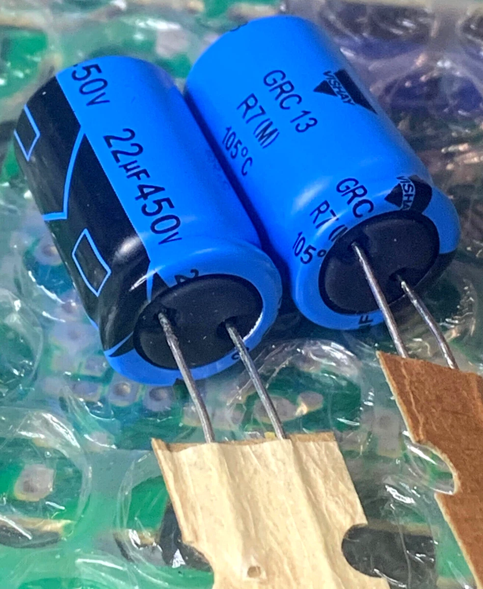 Lotto Da 20 Condensatori Elettrolitici In Alluminio 450V 120μF – Componenti Elettronici Ad Alta Frequenza