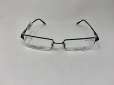 EASYTWIST EYEWEAR ET876 54/19/145 BLACK 360 FLEX HINGE EYEGLASSES HALFRIM !W88