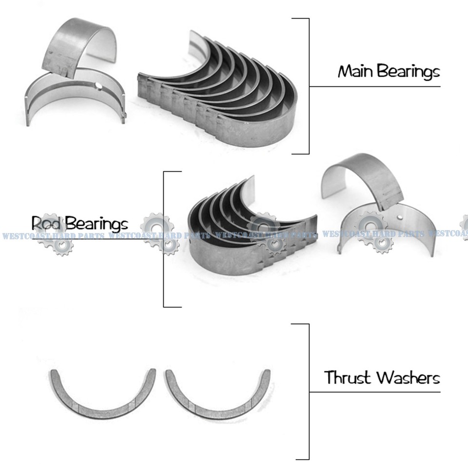 97-01 HONDA CR-V 2.0L B20Z2 B20B4 COMPLETE MASTER ENGINE REBUILD KIT | eBay