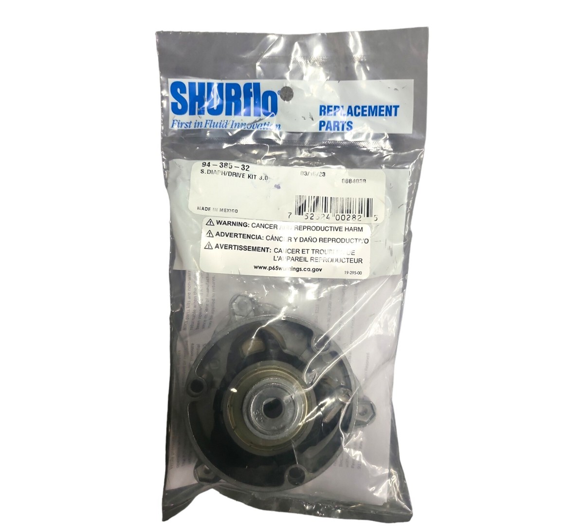 Shurflo 8000-533-236 Transfermembranpumpe – 115V, 1,4 GPM, 60 PSI, Für Industrie & Landwirtschaft