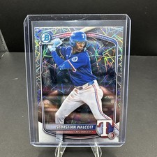 2025 Bowman Draft Sebastian Walcott BDC-169 Laser Parallel Rangers