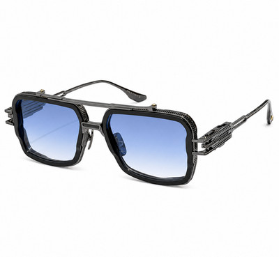 DITA HYPERLUX-1000 DTS470 Gunmetal  / Blue Gradient Sunglasses New w/ Case