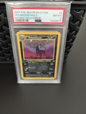 2001 Neo Revelation Unlimited Houndoom Double Holo Error PSA 8 on eBay