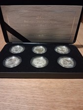 Silver Proof Britannia 20th Anniversary Collection - Six Half Ounce Coins 2007