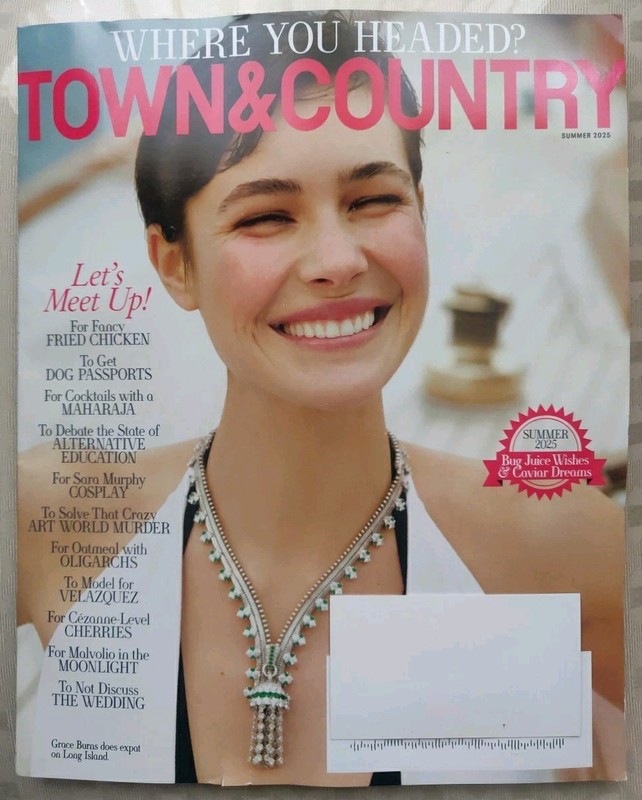 Town & Country Magazine Summer 2025 Grace Burns Sara Murphy Gloria Guinness
