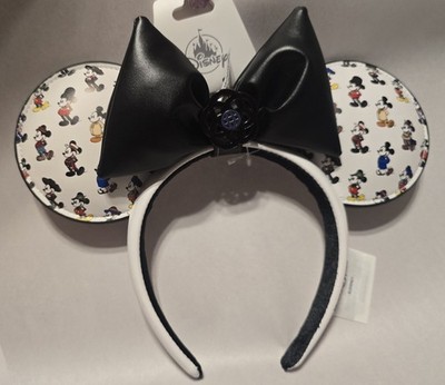 NEW 2026 Disney Epcot World Showcase Mickey Mouse Ears Headband   REMOVABLE BOW