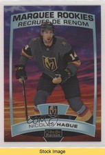 2019-20 O-Pee-Chee Platinum Marquee Rookies Sunset Nicolas Hague #192 READ 8tn