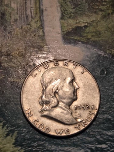 1952 Franklin NMM silver half dollar VF
