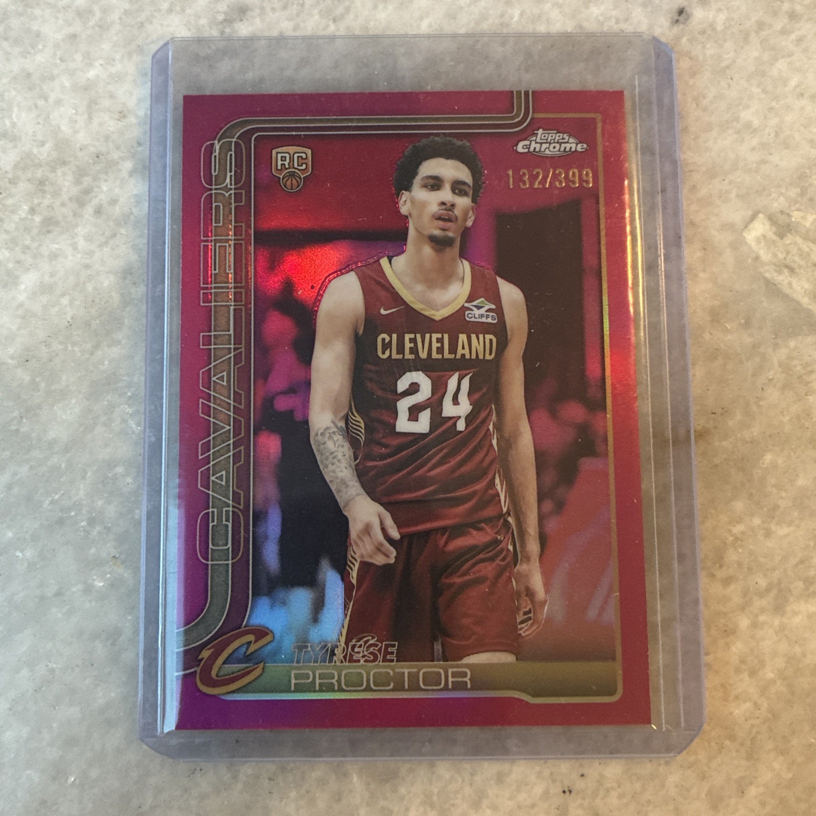 2025-26 Topps Chrome Magenta Refractor Tyrese Proctor 210/399 #300