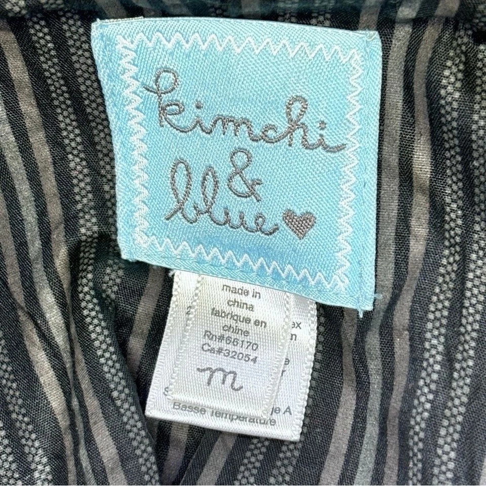 Chaqueta Blazer Kimchi Azul Para Mujer Floral Azul Marino Rosas Estructurada Clásica Retro M Foto 4 de 4