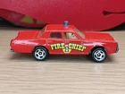 Vintage Hot Wheels Matchbox Super Fast Mercury Fire Chief No. 73 Custom Red 1/64