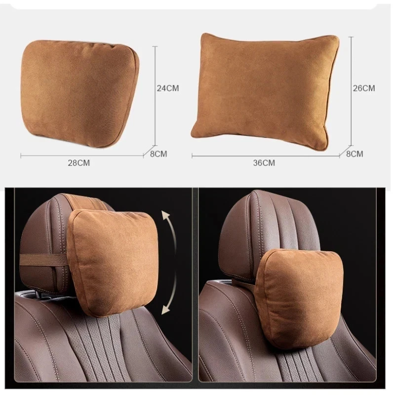 Almohada de cojín bordada para asiento de coche reposacabezas y cuello para Lincoln Foto 4 de 4
