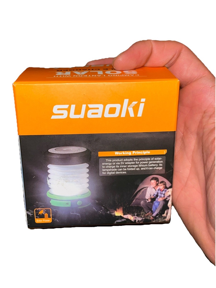 ライト・ランタン suaoki G500 Suaoki Solar Camping Lantern with Mobile Charger New In Box | eBay