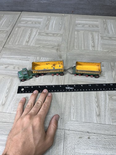 Lesney Matchbox King Size K16 Dodge Trucks Trailer Fruehauf Tipper Metal Toy - Picture 5 of 20