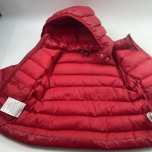 Chaqueta con Capucha Acolchada de Plumón de Pato Ralph Lauren Niñas, Talla 2 Años, Roja - Imagen 12 de 19