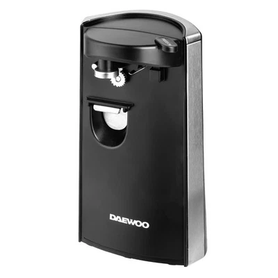Daewoo Electric Tin Can Opener and Knife Sharpener Bottle Opener Hands Free 60W