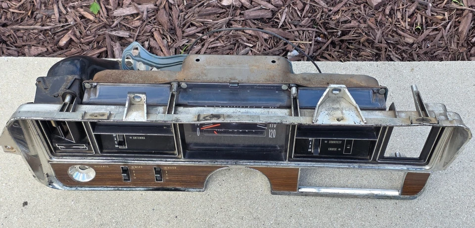 Antena Buick Speedo 1968-70 tablero climatización crucero CNTRL PWR Riviera Wildcat Electra Foto 2 de 3