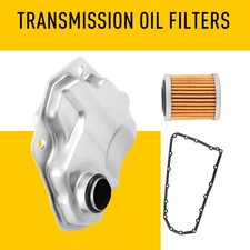For 2010-2014 NISSAN ROGUE 2.5 L L4 Transmission Oil Filters W/Pan Gasket 3PCS
