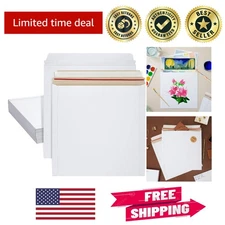 Secure Self-Seal Mailers 12.5 x 12.5 Inches - 25 Pack, Perfect for Records