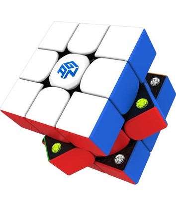 GAN 356 M, 3x3 Magnetic Speed Puzzle Cube Stickerless Gans 356M Cube Open Box