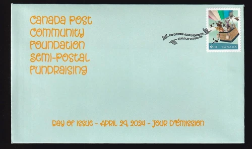 Canada 2024 limited edition private FDC - Community Foundation Semi-Postal