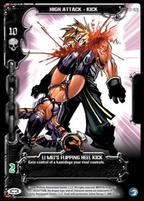 Li Mei's Flipping Heel Kick - Mortal Kombat: Premiere - Epic Battles TCG