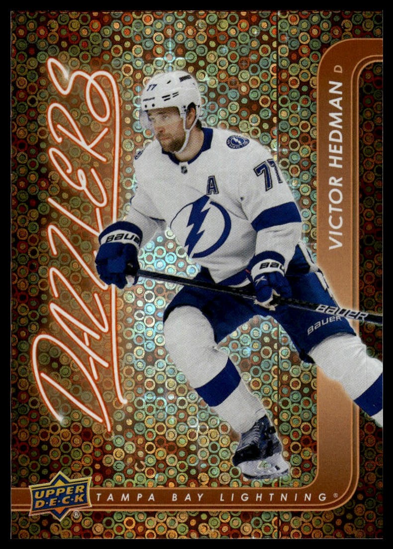2024-25 Upper Deck #DZ-68 Victor Hedman Dazzlers Orange