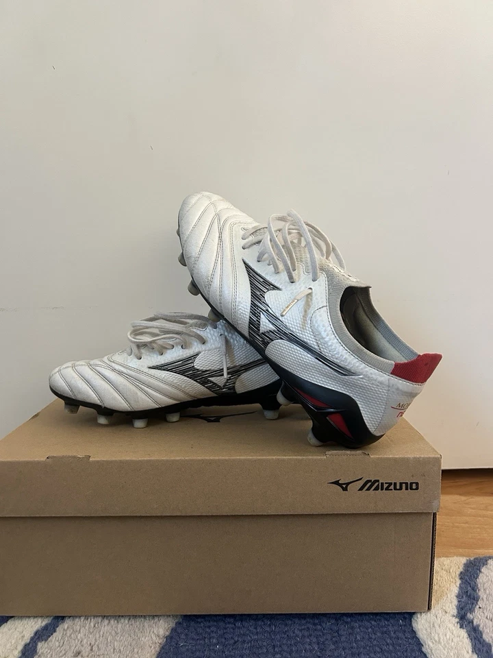 Botín de fútbol terreno firme Mizuno Morelia Neo IV hecho en Japón FG para hombre 7 EE. UU. Foto 3 de 4