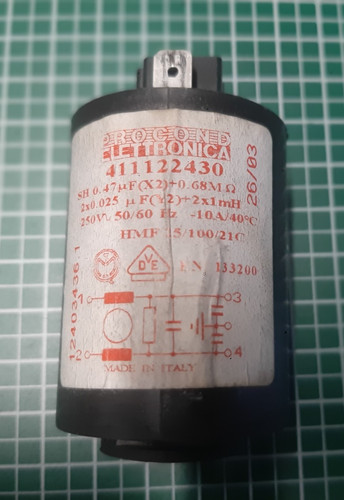 Netzfilter Entstörfilter Waschmaschine SH 0,47 µF 411122430, 12403436, EN 133200