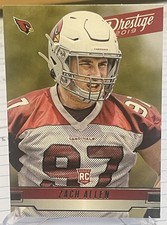 2019 Panini Prestige Zach Allen #212 Rookie Arizona Cardinals RC BRONCOS