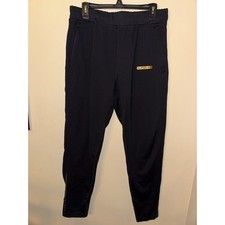 Alphalete Pro Elite Jogger Mens Large Black Athletic Tapered Zip Pocket Gym Run