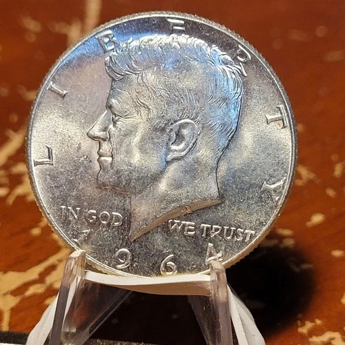 BU 1964  Kennedy Half Dollar  90% Silver Uncirculated