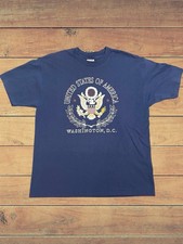 Vintage USA Hanes Heavyweight 50/50 Washington D.C. T-Shirt XL Single Stitch